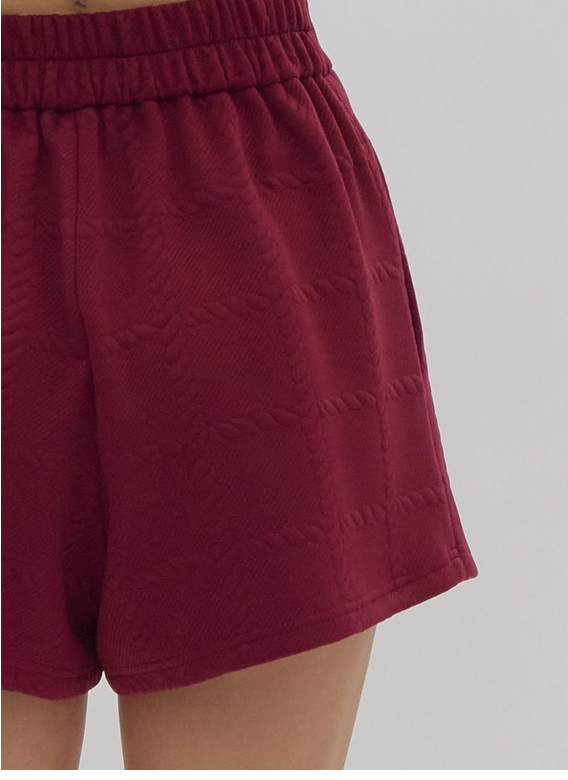 It's Alright Textured Knit Skort (Small to Large)