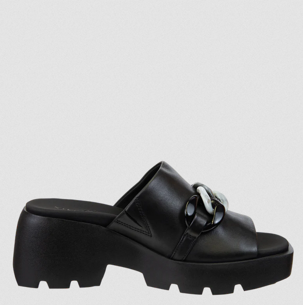 Naked Feet ISO Black Platform Sandal