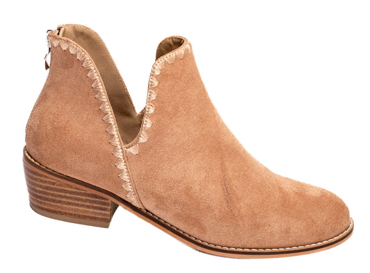 Corky Footwear Spice It Up Suede Boot (Camel)