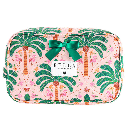 Palm Beach Quilted Cosmetic Bag