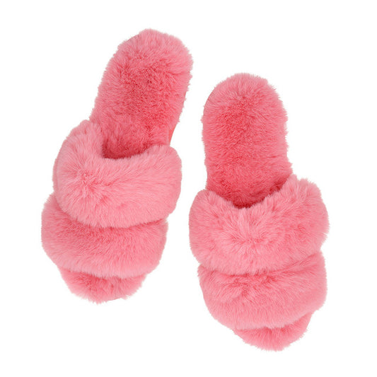 Pink Double Band Slippers