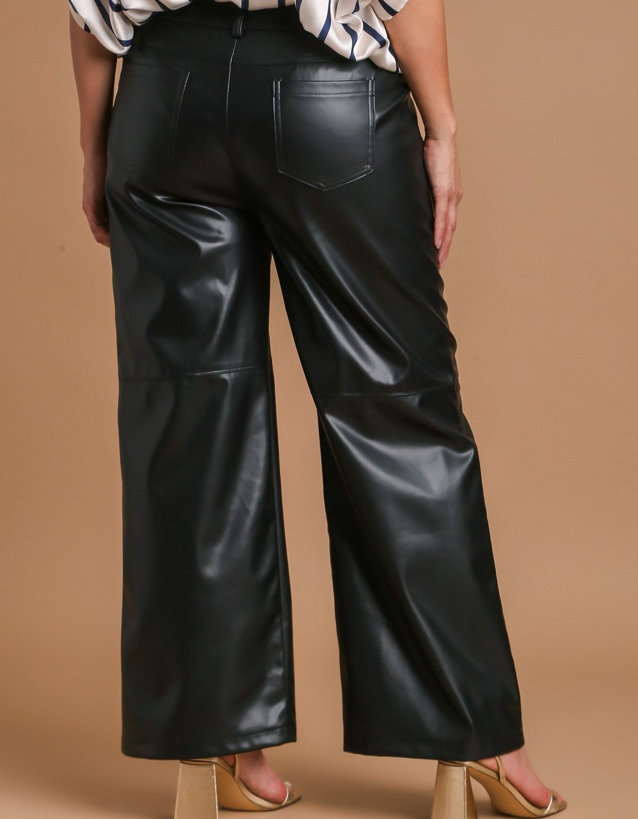 Super Chic Faux Leather Pants (XL to 2XL)