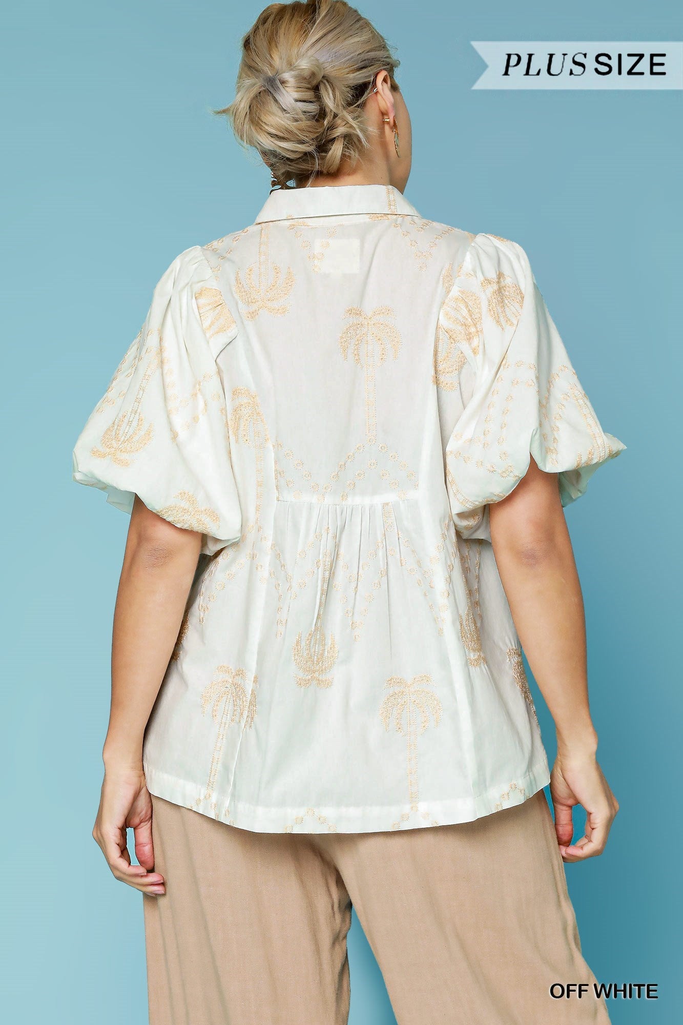 The James Embroidered Blouse (Small to 2XL)