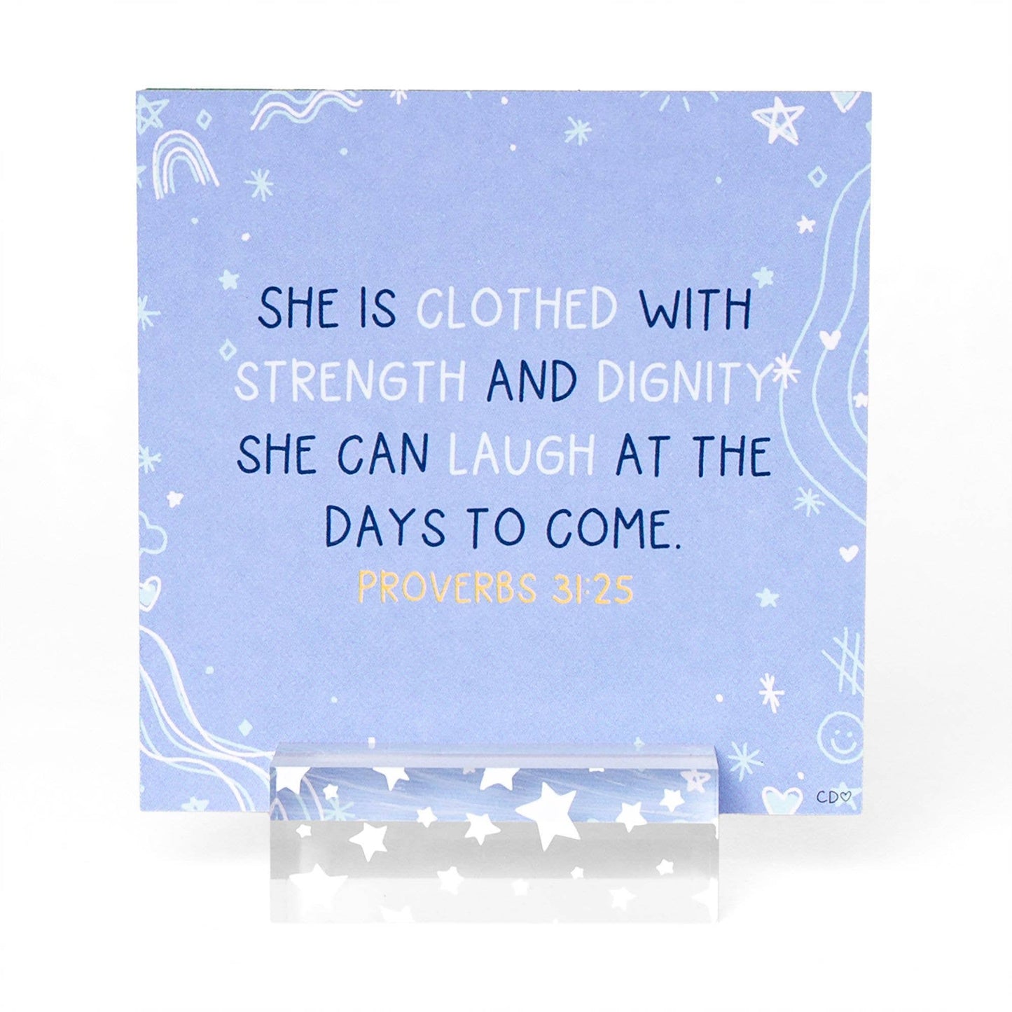 Verses for Mothers – Bible Verse Card Set with Display Stand