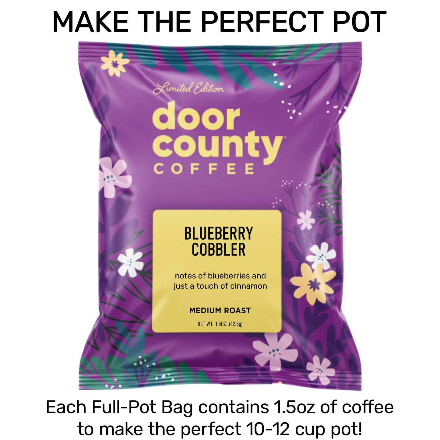 Blueberry Cobbler SPRING Flavored Coffee, 1.5oz