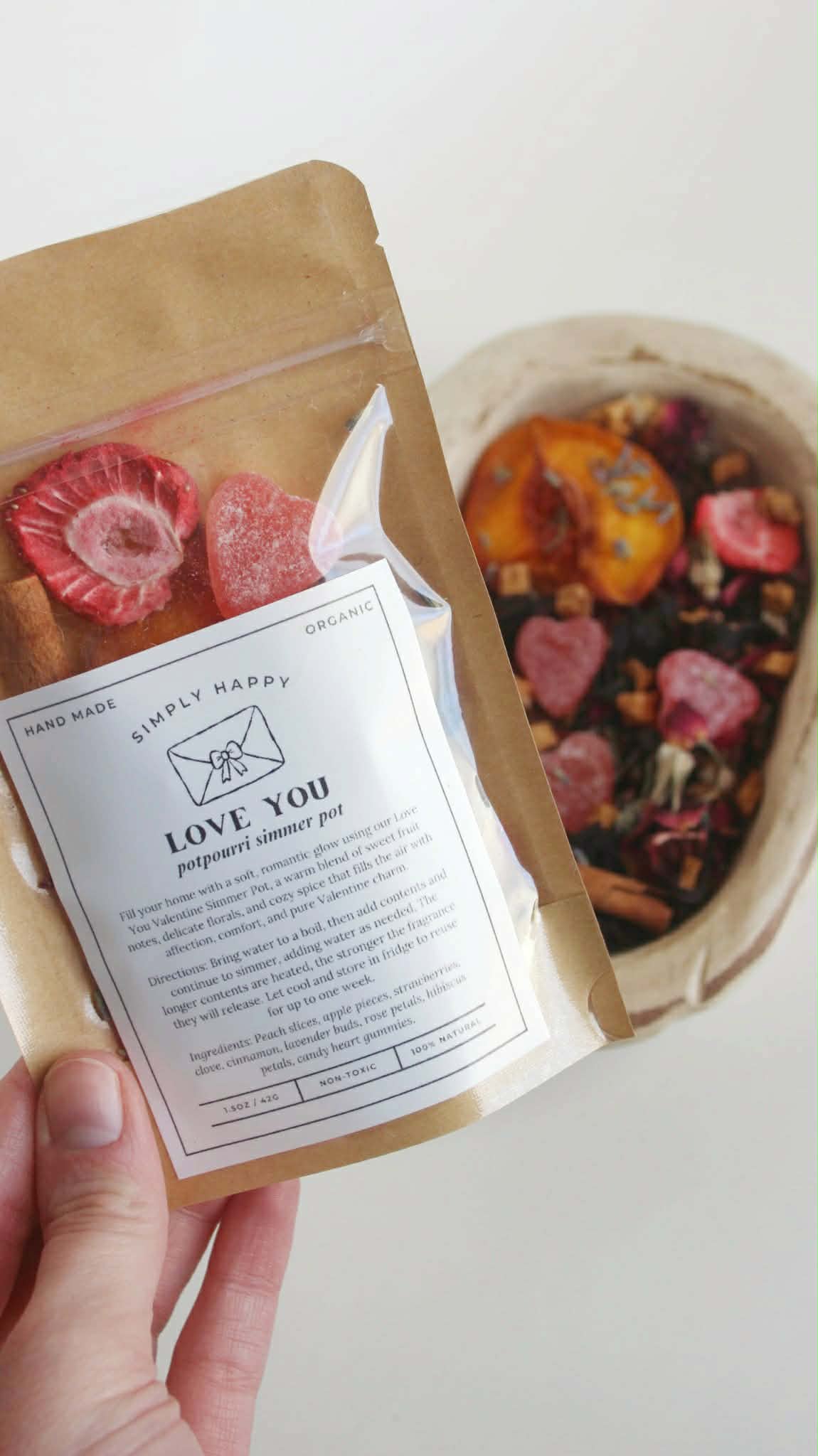 Love You | Organic Potpourri Simmer Pot Blend