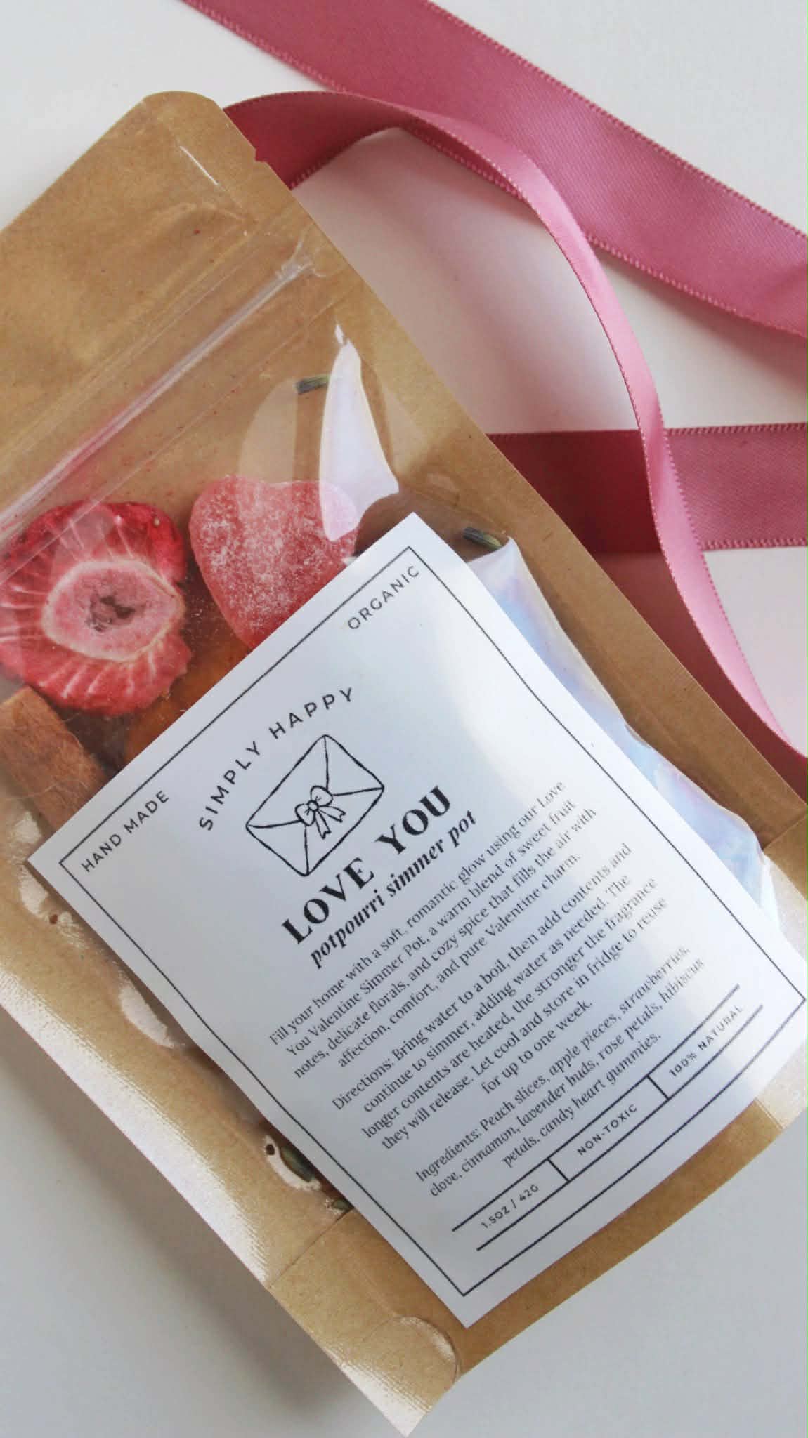 Love You | Organic Potpourri Simmer Pot Blend