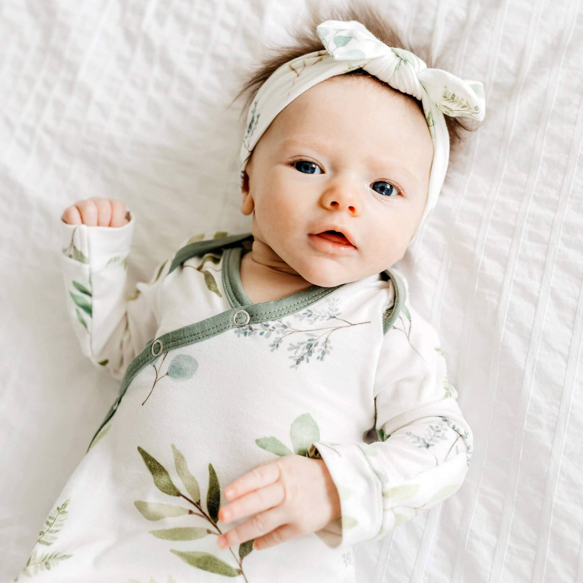 Newborn Knotted Gown - Haven