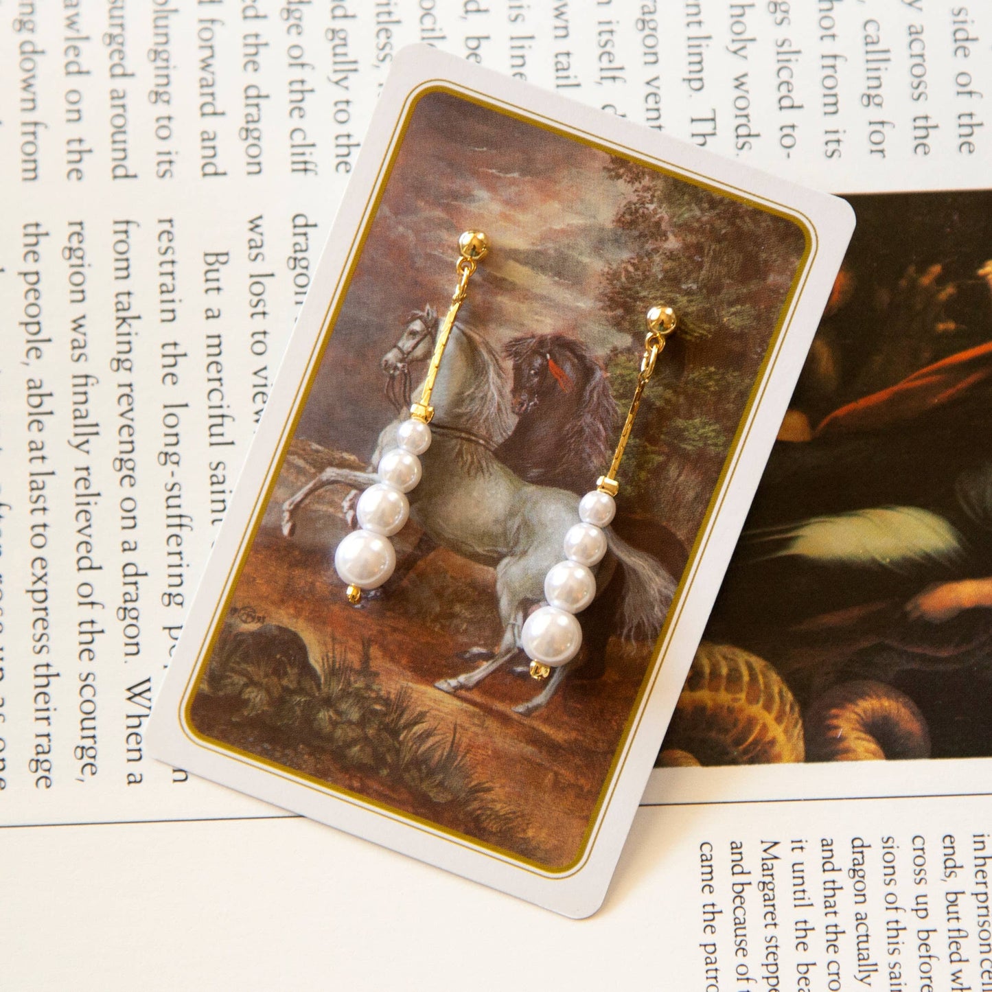 Vintage Pearl Drop Earrings