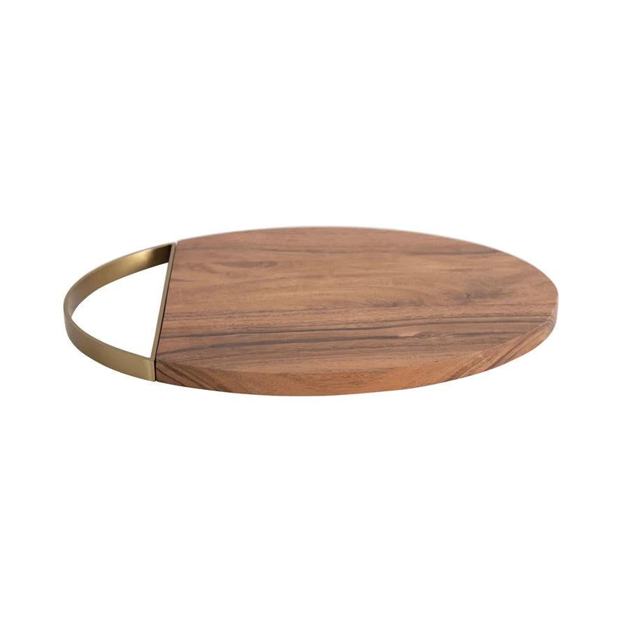 Oval Acacia Wooden Cheese/Cutting Board