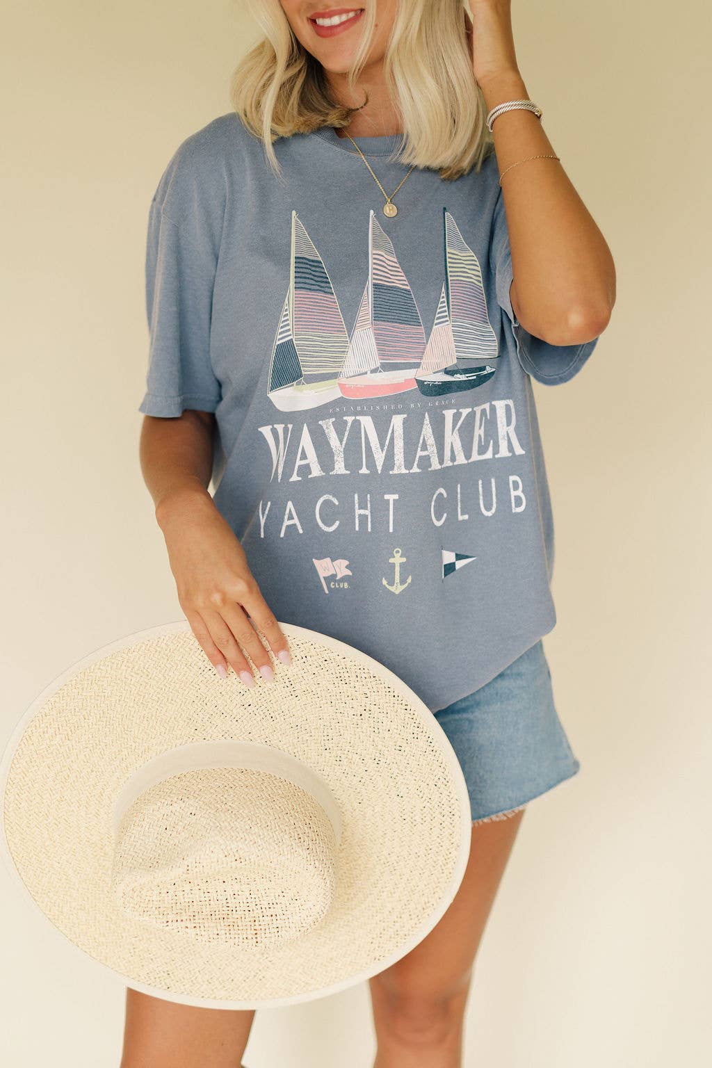 Waymaker Yacht Club Graphic Tee