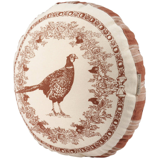 Vintage Style Pheasant Pillow