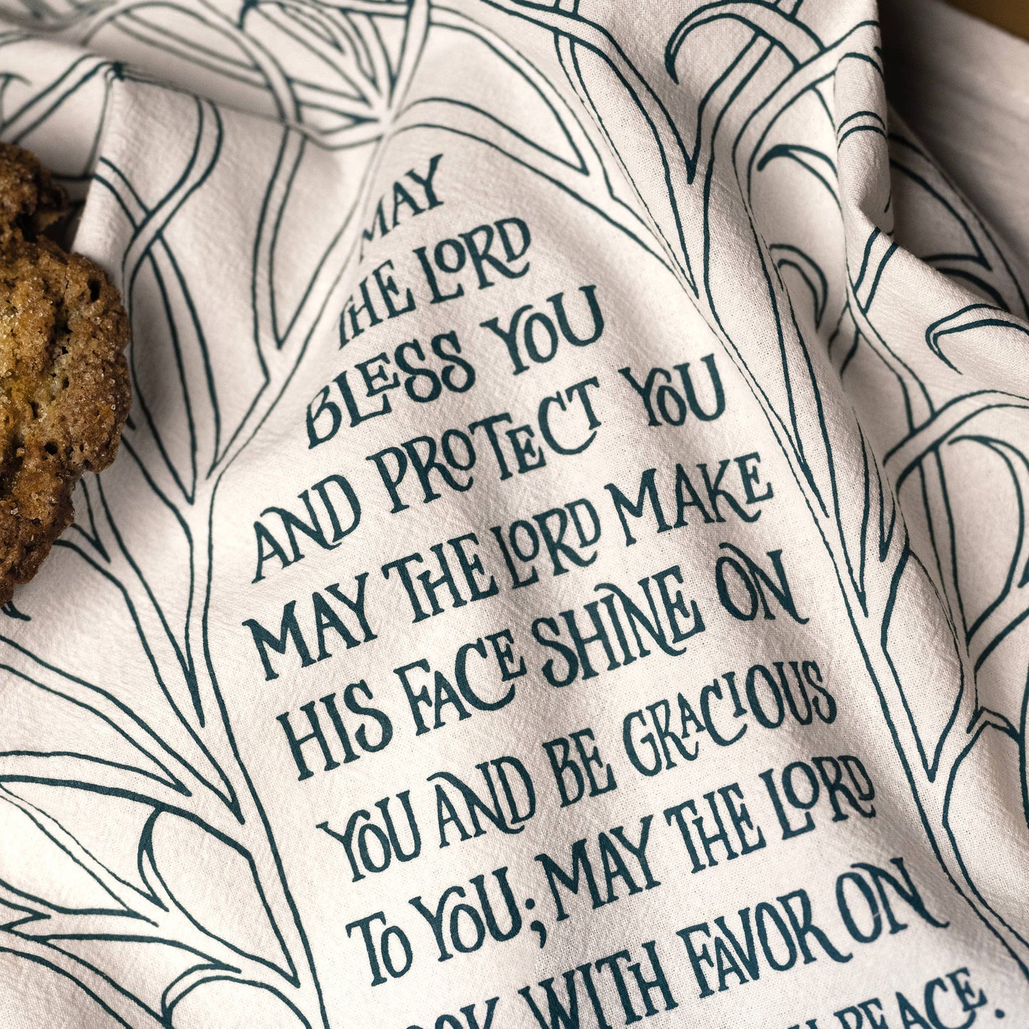 The Blessing Scripture Tea Towel (ESV) — Numbers 6