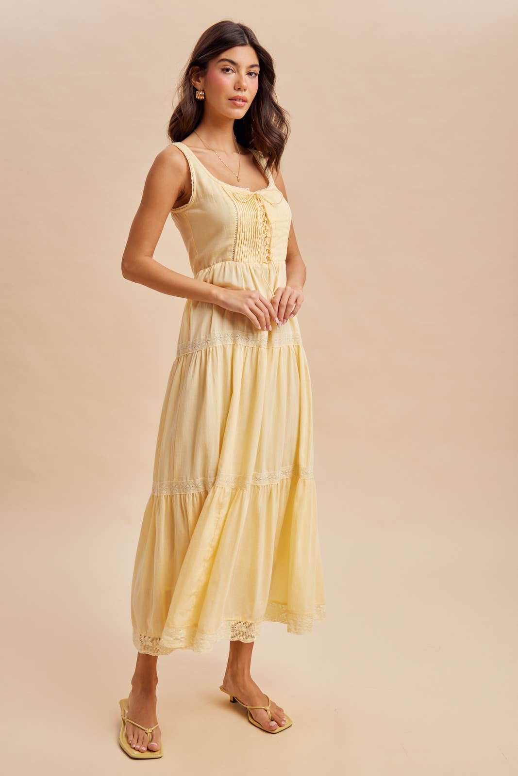 Sunny Days Cotton Sleeveless Maxi Dress (Small to Large)