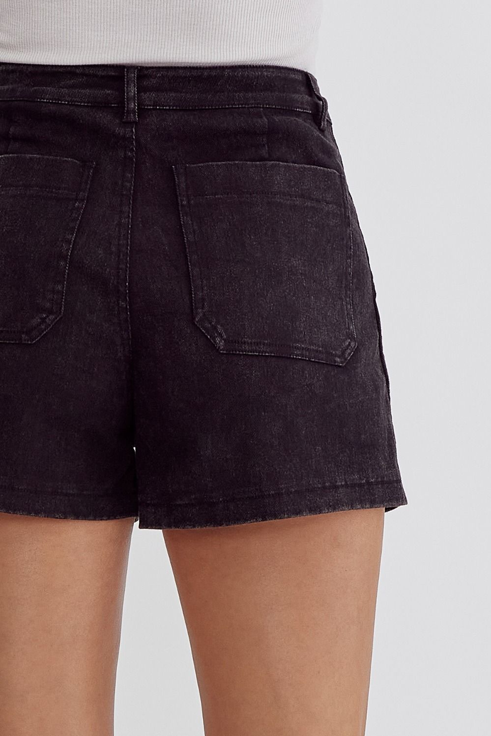 Chasing Sunshine High-Waisted Denim Shorts 2 Colors (Small to Large)