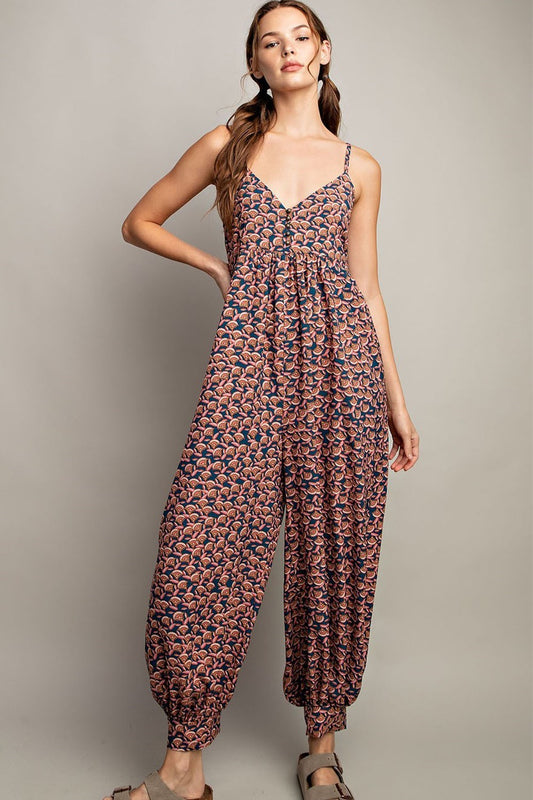 Break Free Printed Jumpsuit (Small to Large)