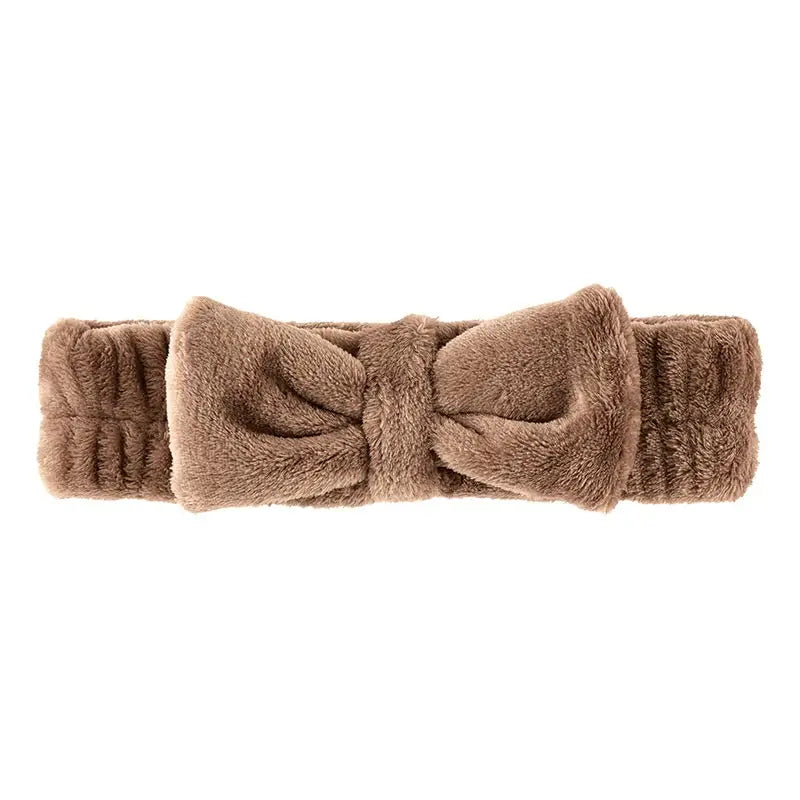 Plush Bow Headband 2 Colors