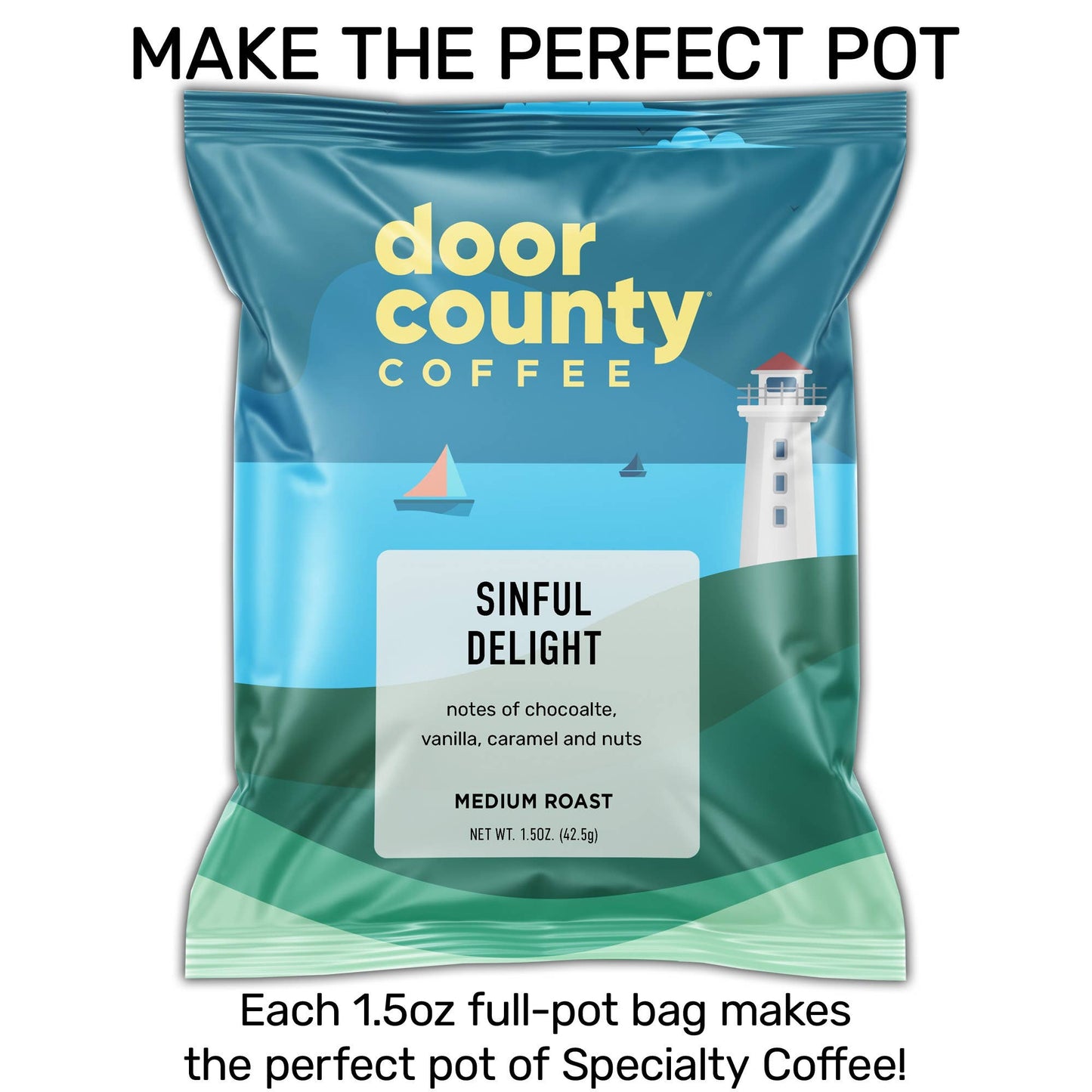 Sinful Delight Flavored Coffee Medium Roast, 1.5oz