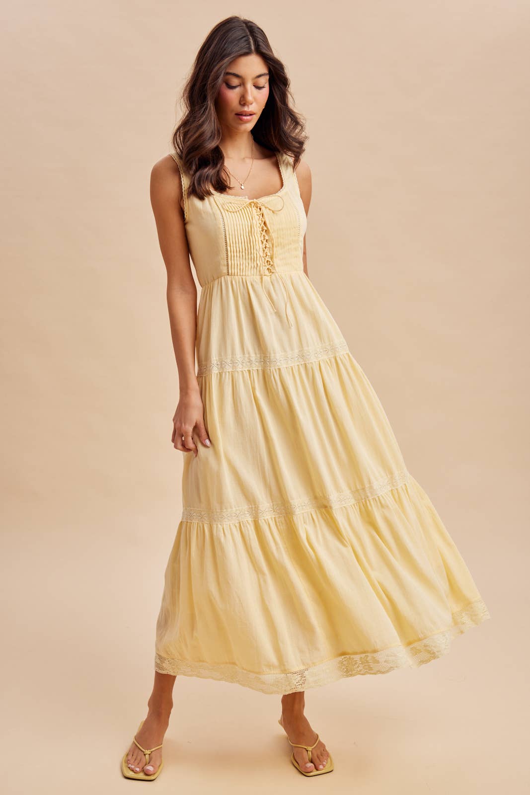 Sunny Days Cotton Sleeveless Maxi Dress (Small to Large)