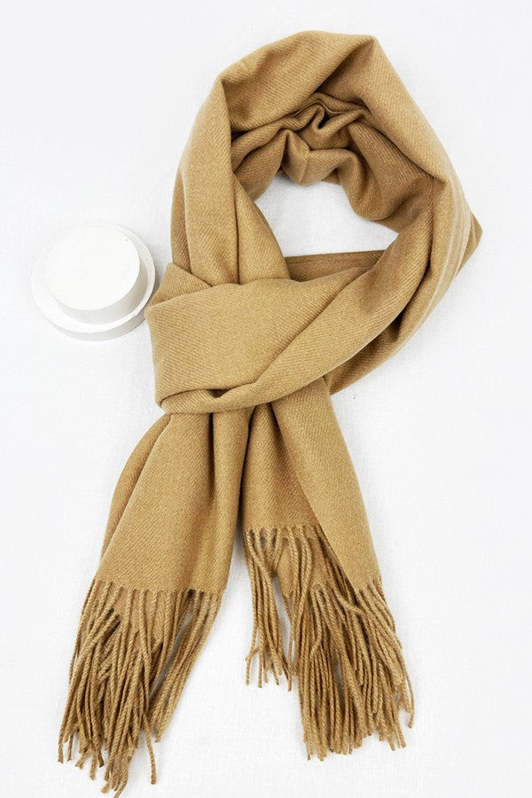 Soft Cashmere Scarf (4 Color Options)