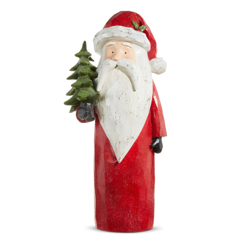 21.5" Carved Santa