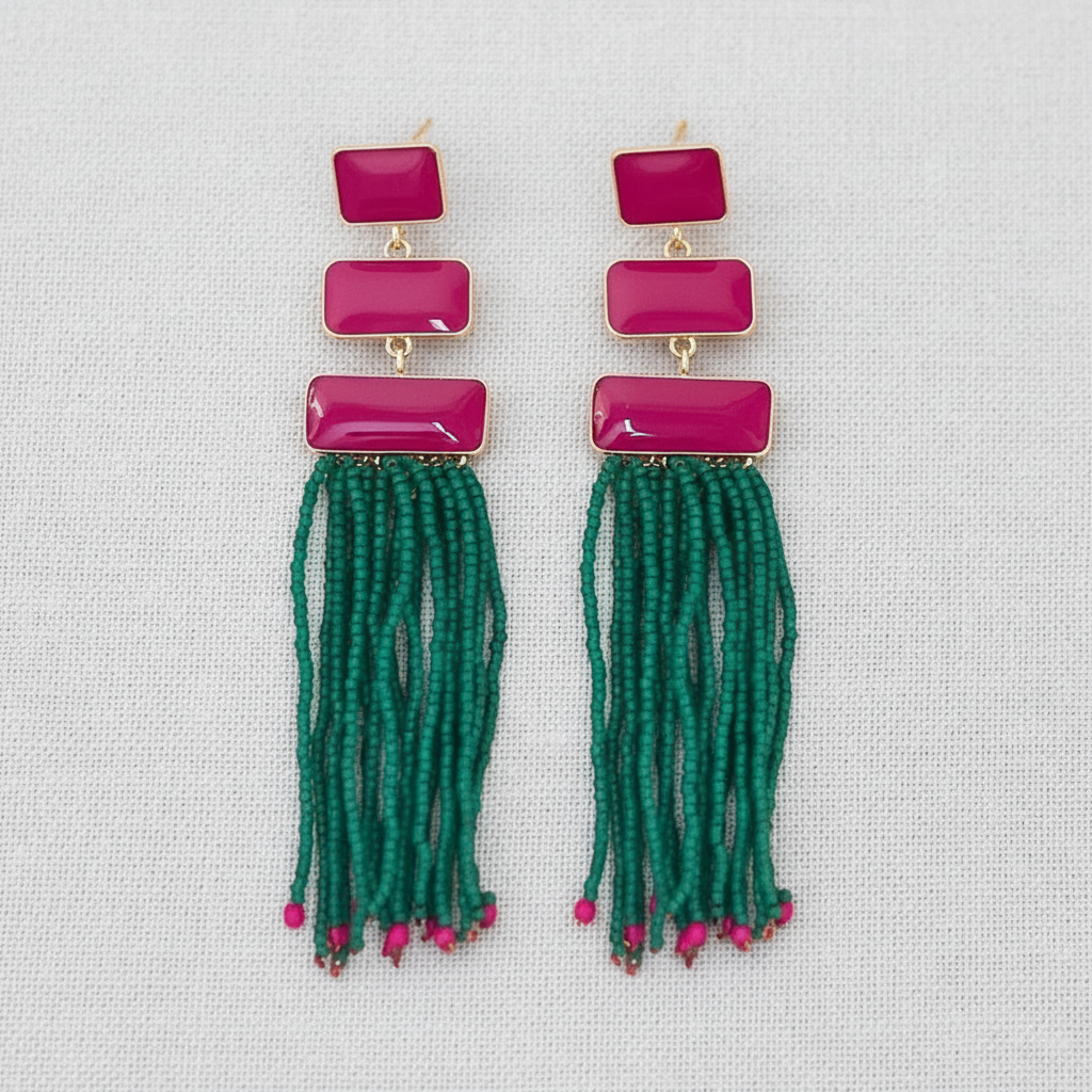 Bohemian Tassel Drop Earrings