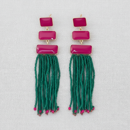 Bohemian Tassel Drop Earrings