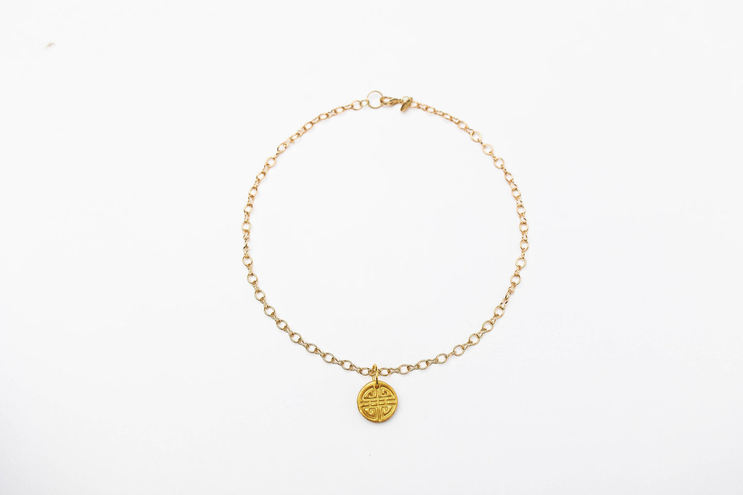 Gold Figure 8 Chain with Deborah