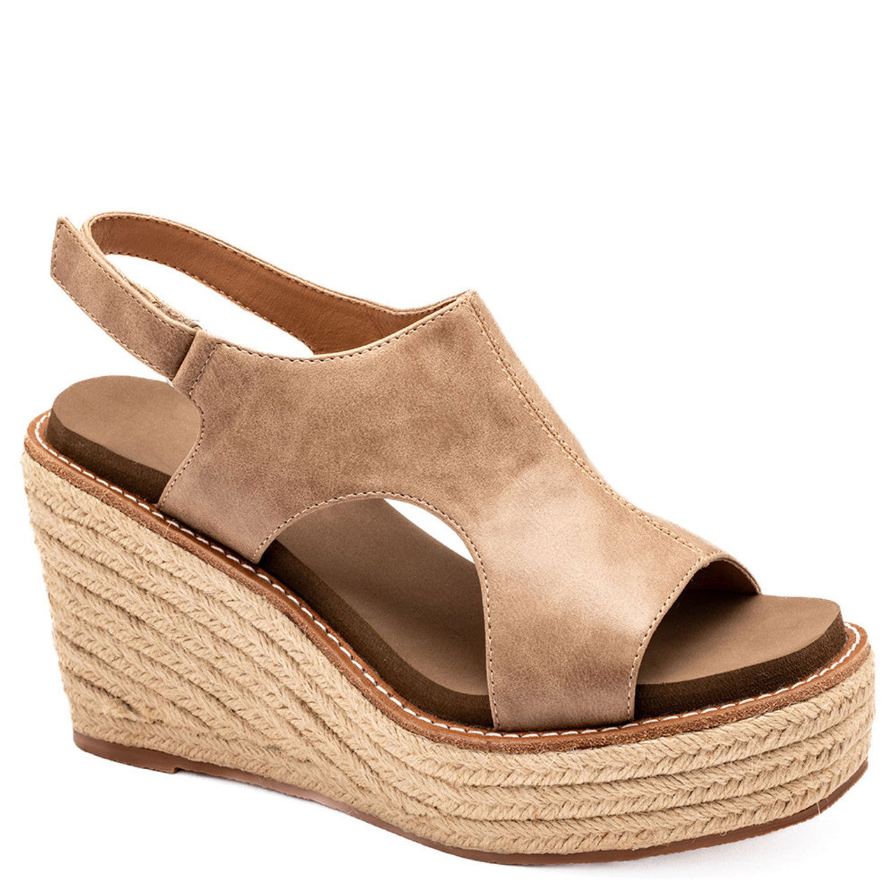 Corky Footwear Freddie Wedge (Taupe)