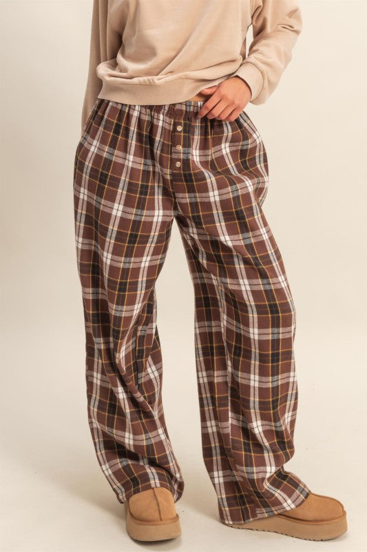 Perfect Plaid Flannel Pants (Small to Large)