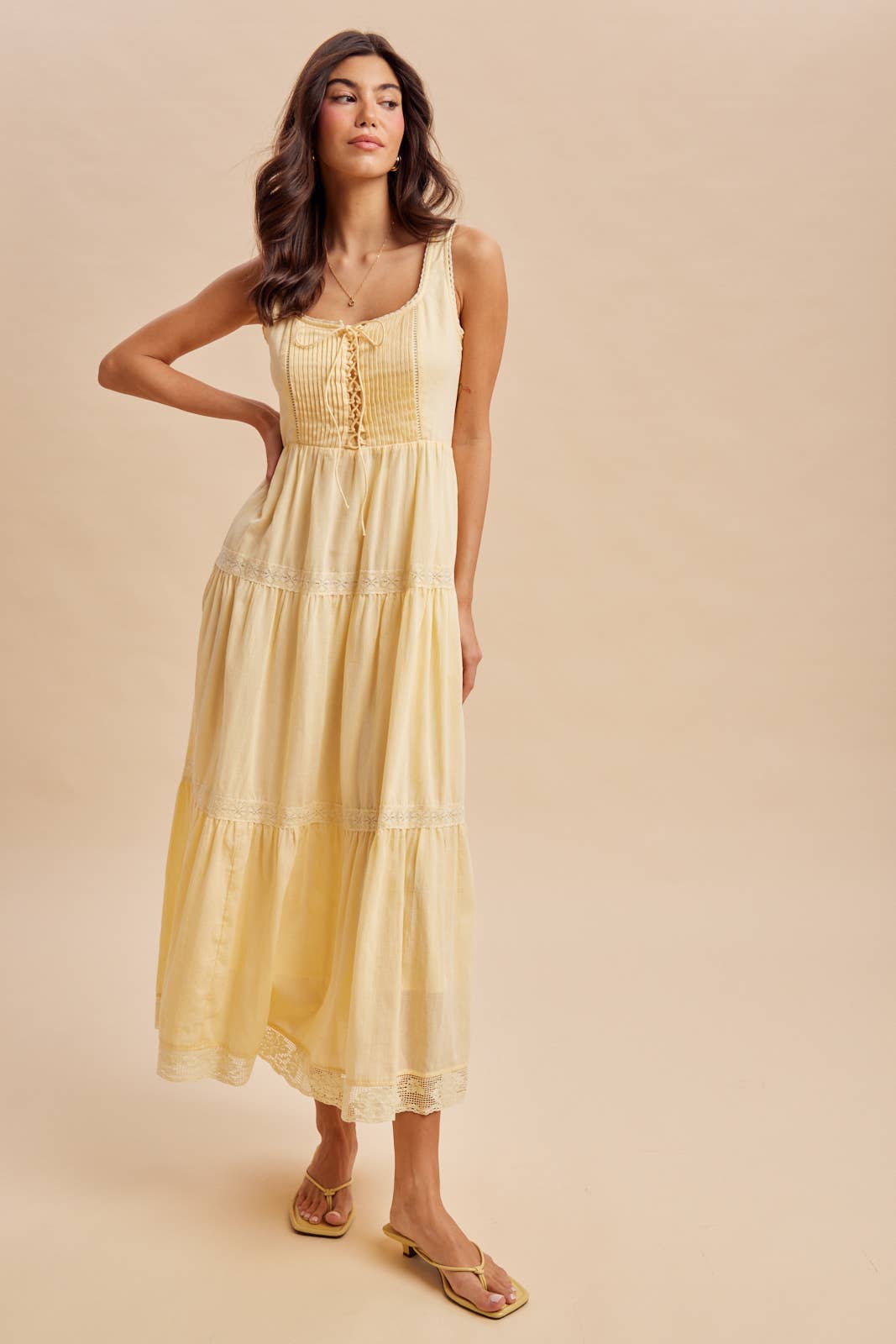 Sunny Days Cotton Sleeveless Maxi Dress (Small to Large)