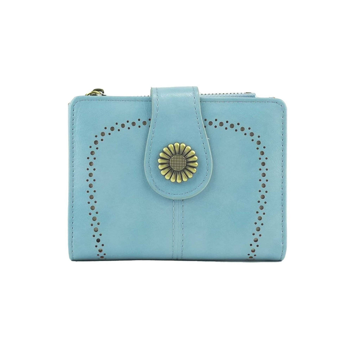 Lena Vegan Leather Laser Cut Out Detail Wallet