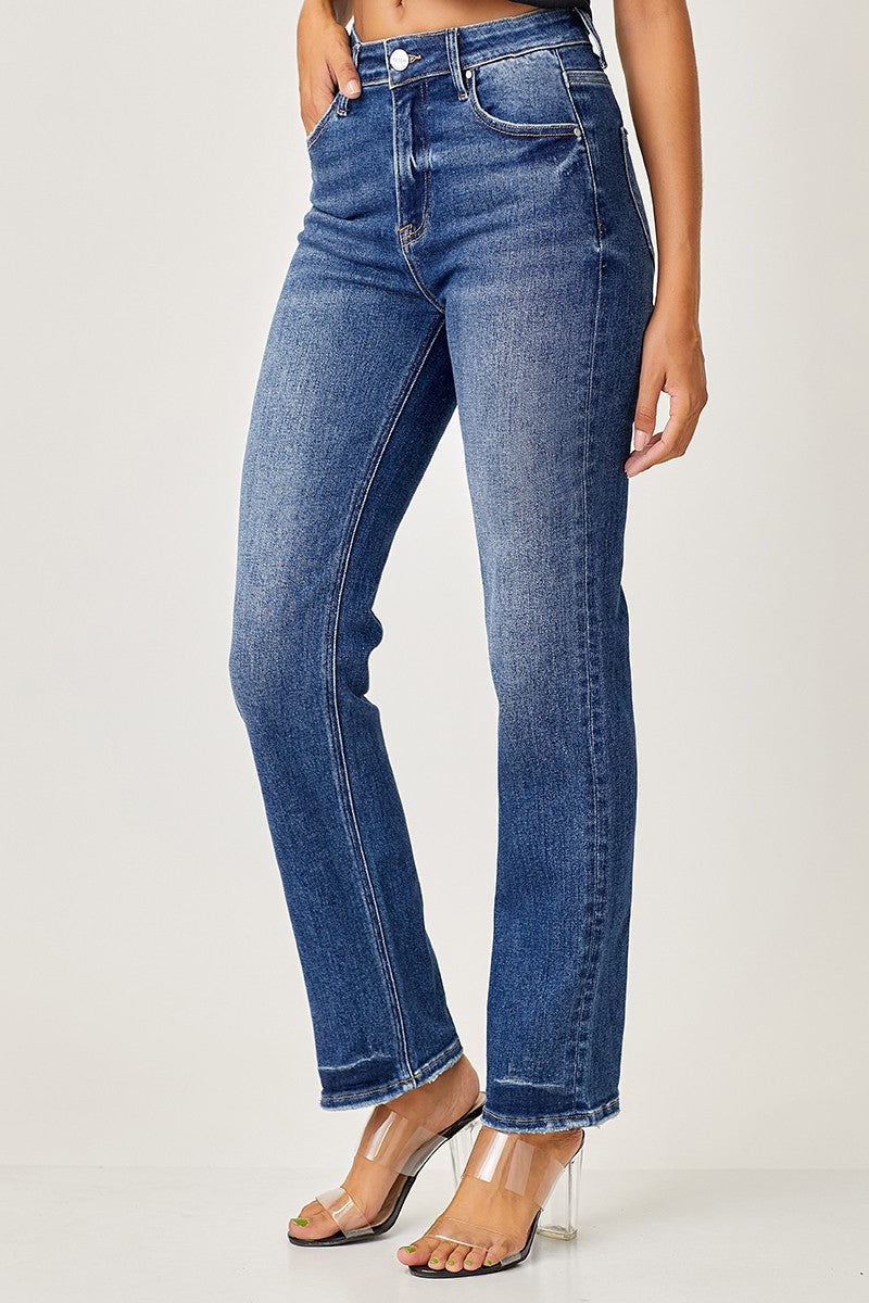 Turning Heads Straight-Relaxed Jeans (1X to 3X)