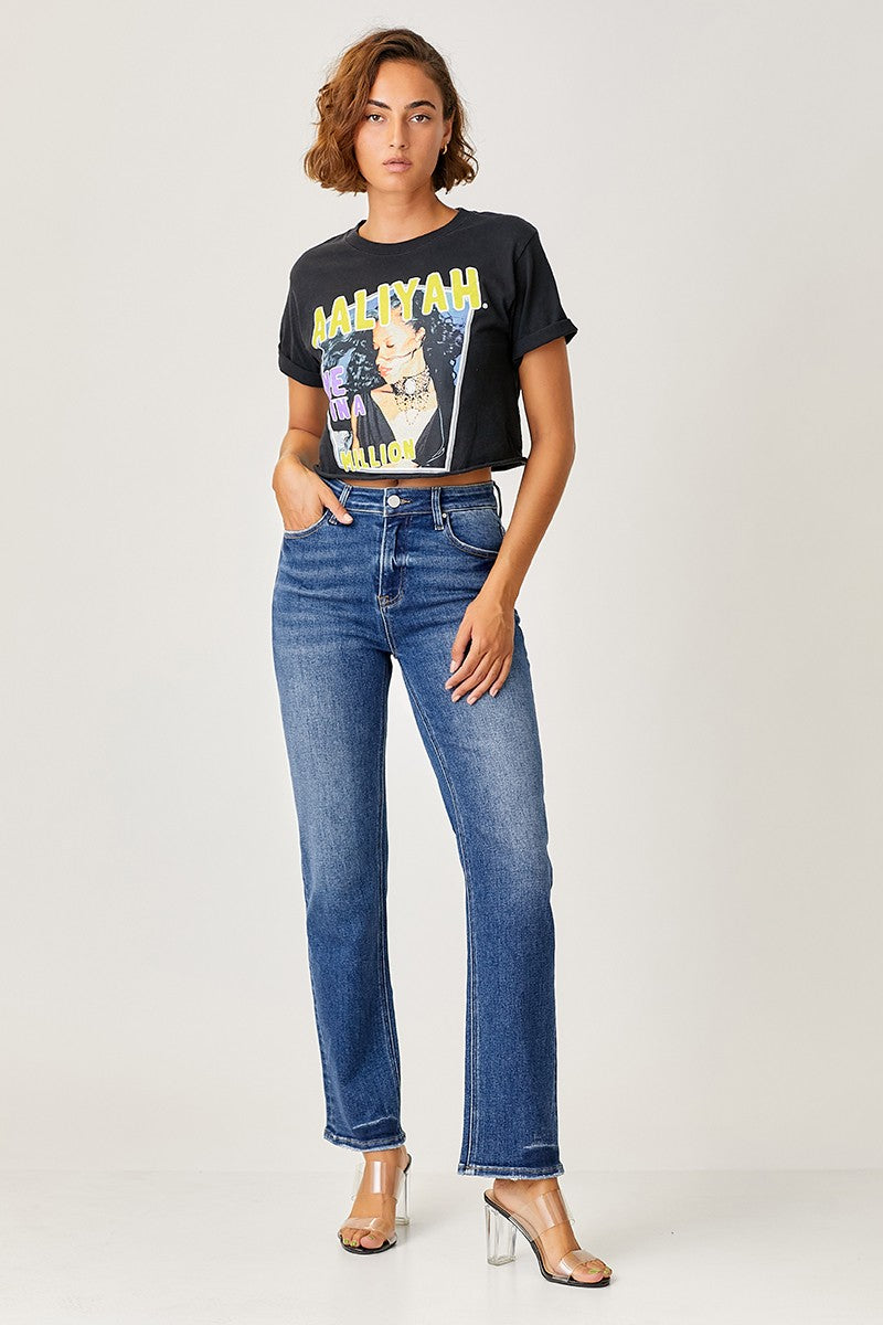 Turning Heads Straight-Relaxed Jeans (1X to 3X)