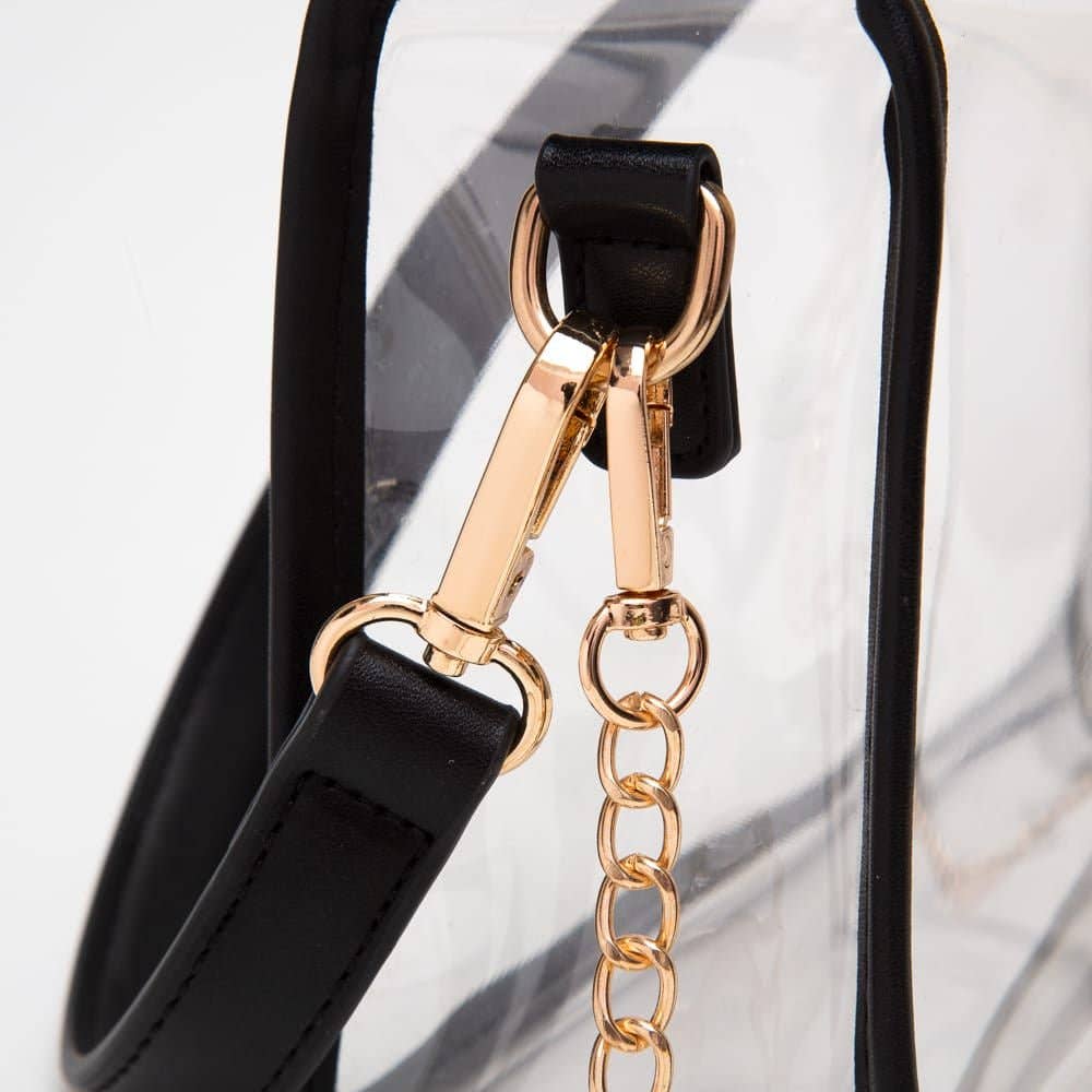 TG10614 Sophia Clear Gameday Crossbody Bag