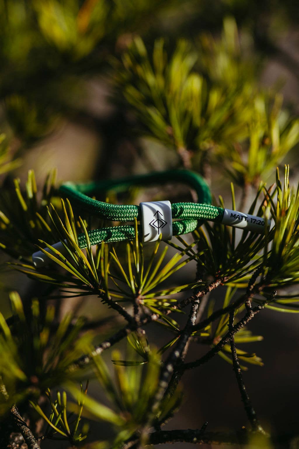 MOVE MOUNTAINS Bracelet, Christian Cord Bracelet