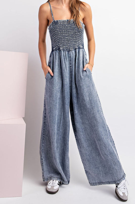 A Denim Dream Jumpsuit (Small to Large)