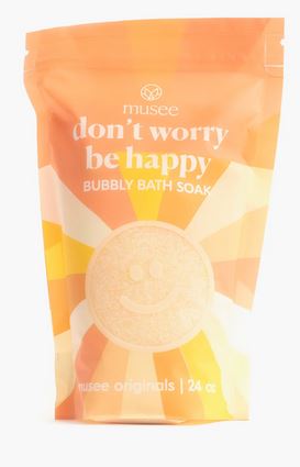 Musee Don't Worry Be Happy Bubbly Bath Soak
