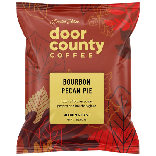 Door County Coffee Bourbon Pecan Pie 1.5oz Full Pot Pack
