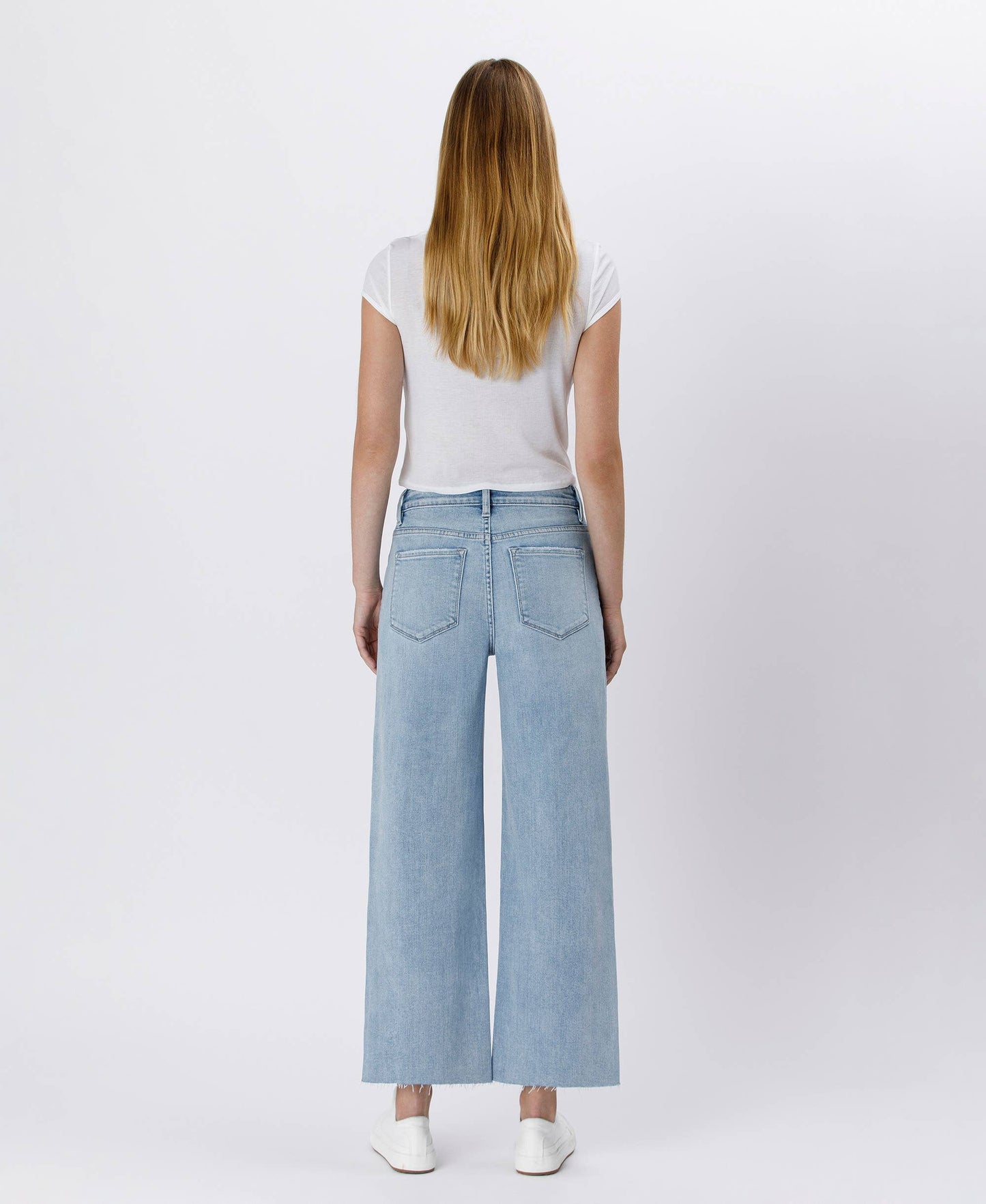 HIGH RISE WIDE LEG JEANS T6399