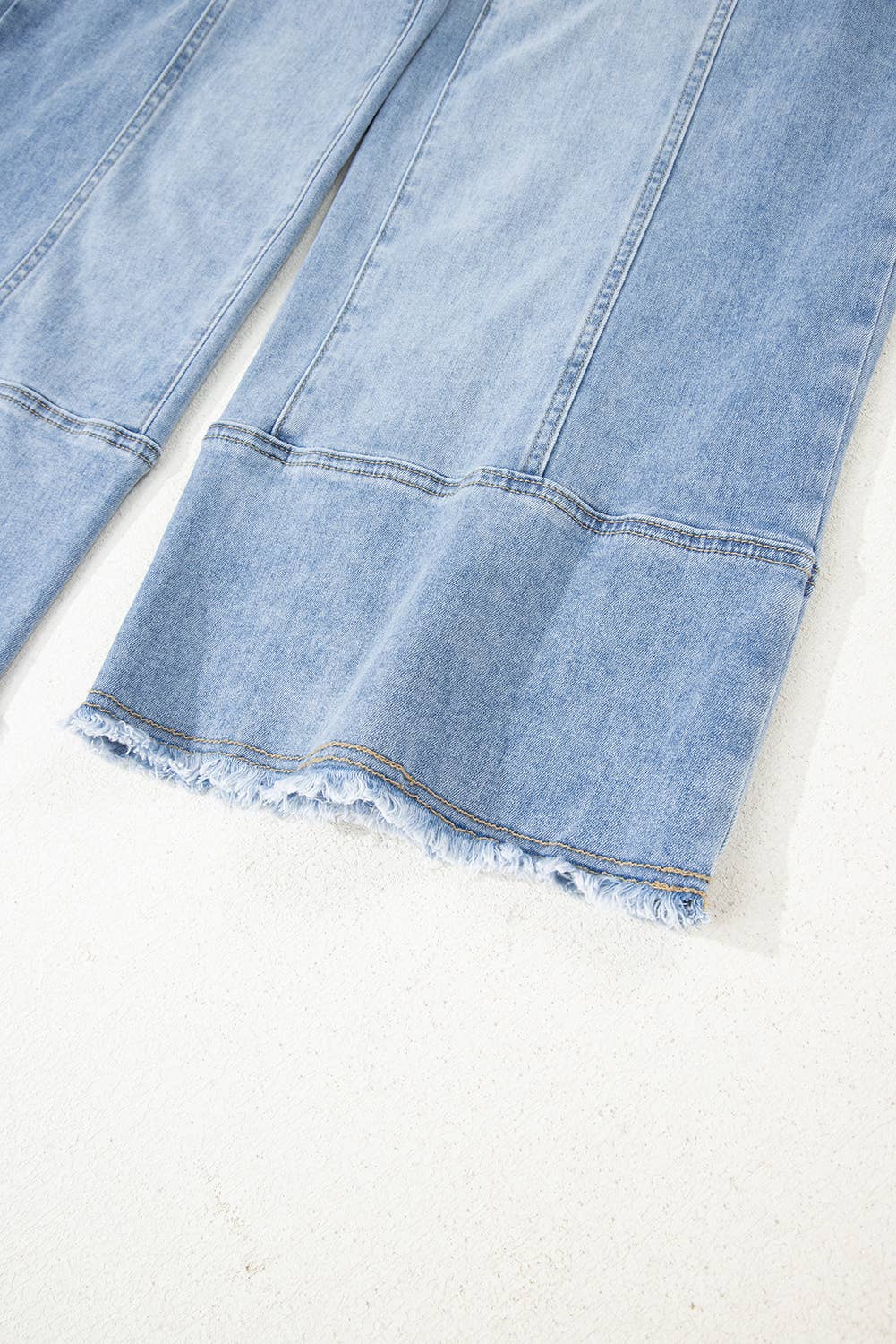 Dancing on the Waves Drawstring Denim Pants (Multiple Washes)