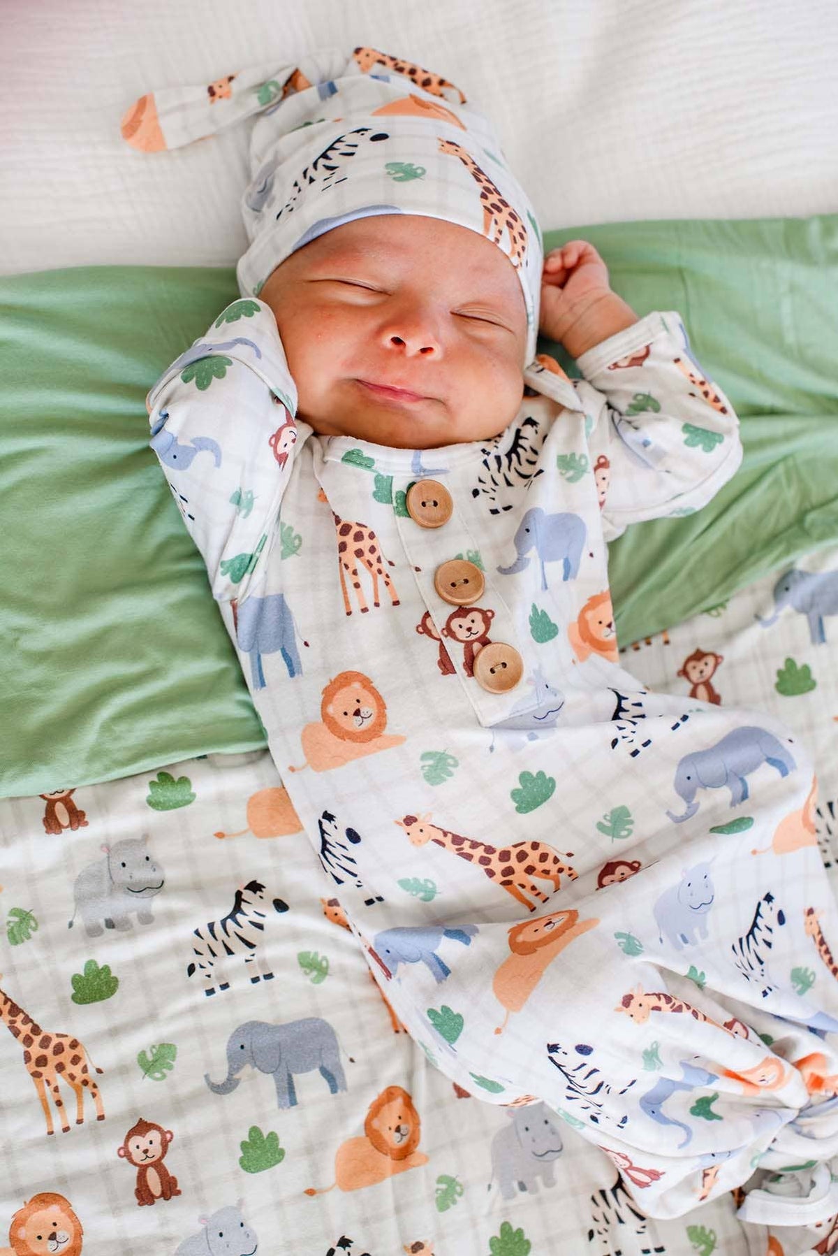 Bamboo Knotted Gown & Hat Set | Wild Child