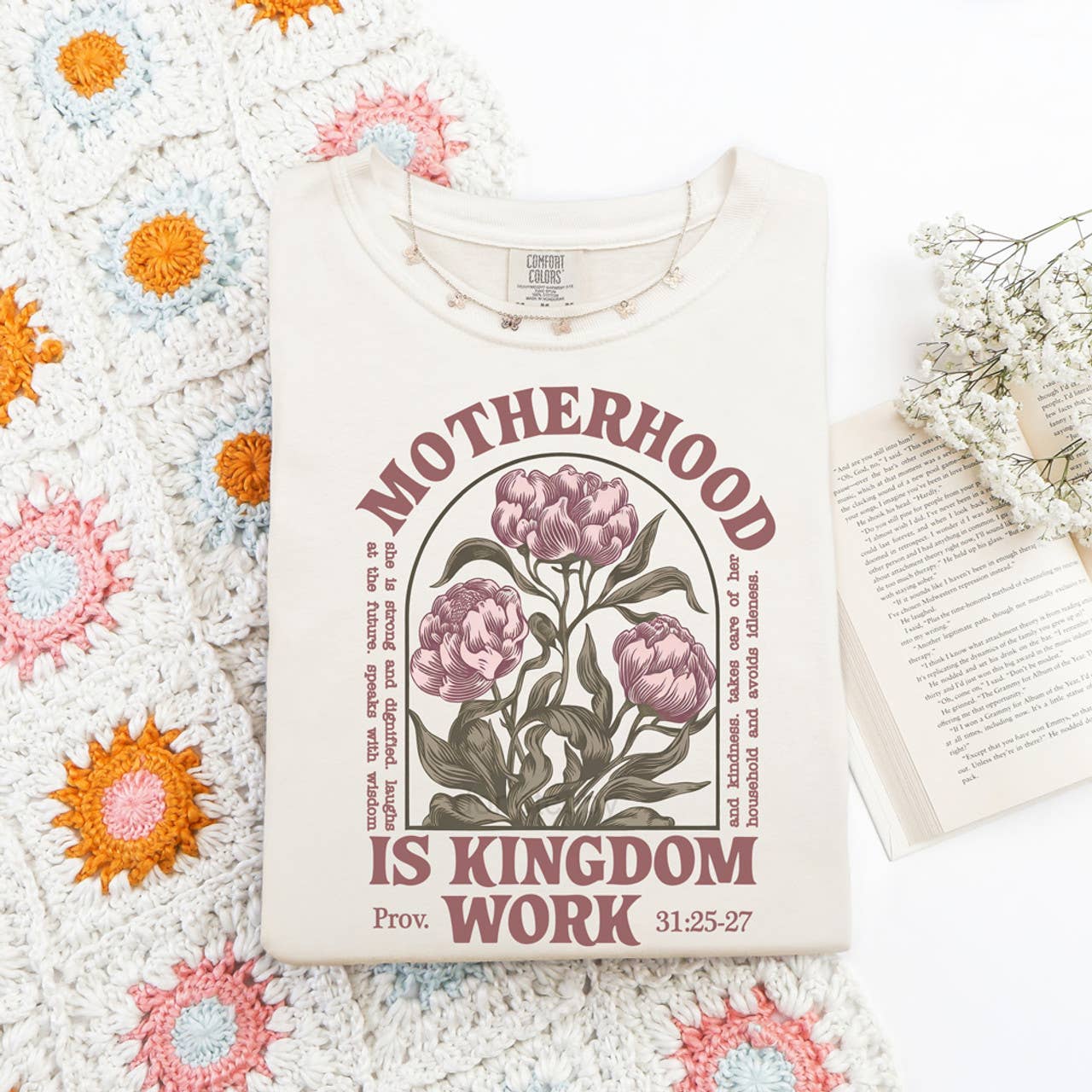 Motherhood Is Kingdom Work Tee