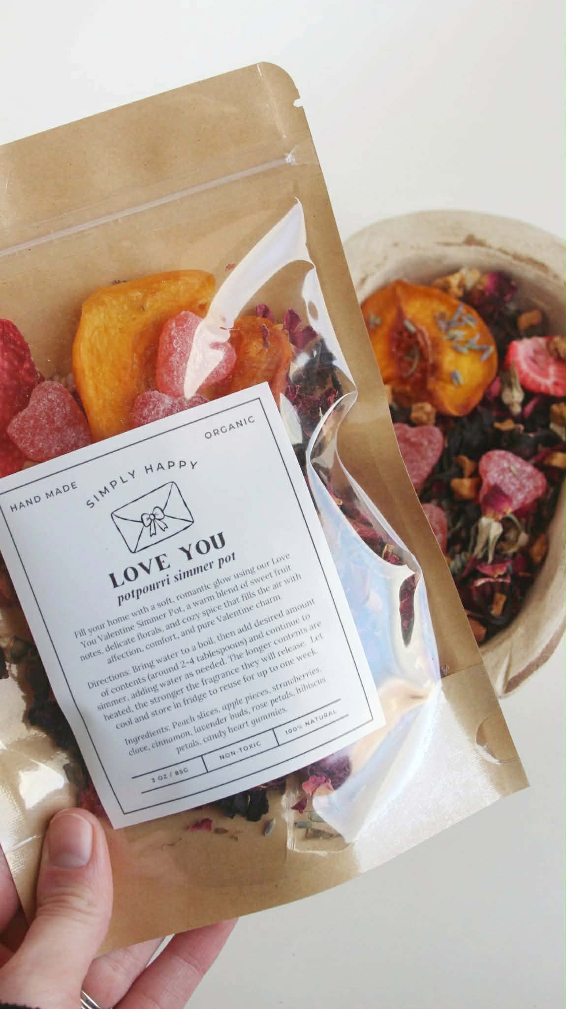 Love You | Organic Potpourri Simmer Pot Blend