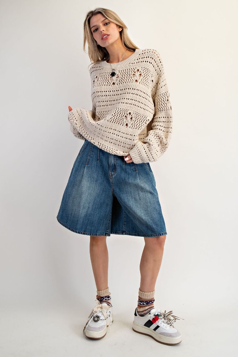 Cozy Up with Coco Ivory Sweater (Small to Large)