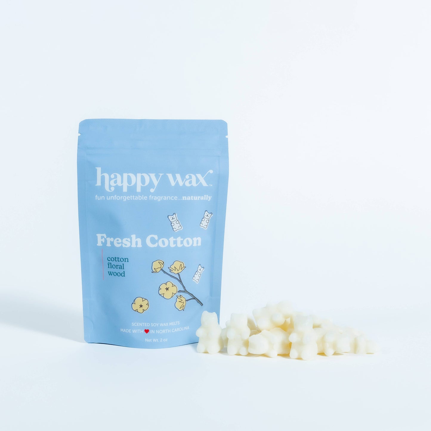 Fresh Cotton Wax Melts - Sample Pouch (2 oz)