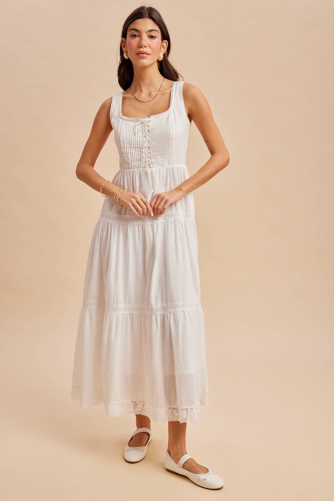 Sunny Days Cotton Sleeveless Maxi Dress (Small to Large)