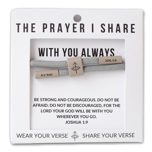 WITH YOU ALWAYS Cord Bracelet | Christian Jewelry |Scripture
