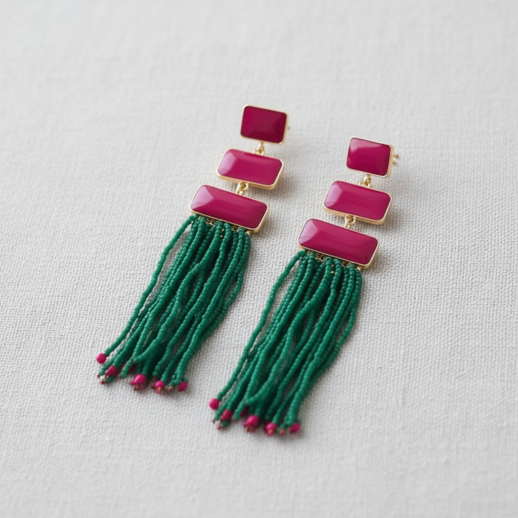 Bohemian Tassel Drop Earrings