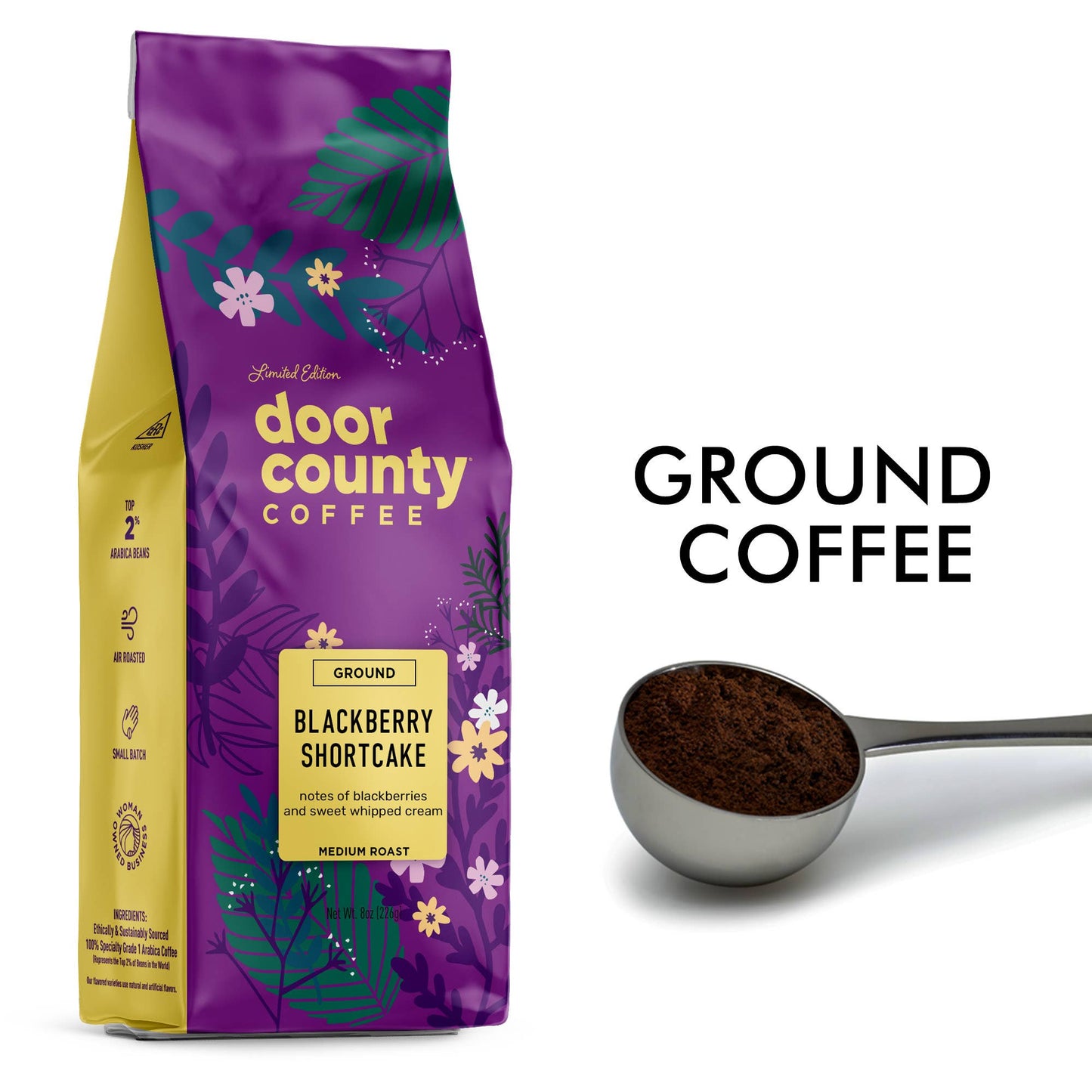 8oz Blackberry Shortcake Specialty SPRING Flavored Coffee